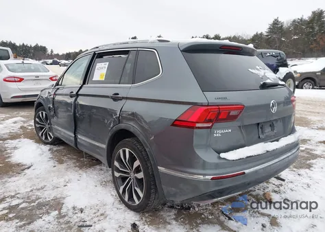2020 Volkswagen Tiguan 2.0T Sel Premium R-Line z USA, uszkodzony, nr VIN 3VV4B7AX3LM112424